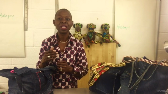 Sewing: Making a Tote bag using recycled jeans – Screenshot 2