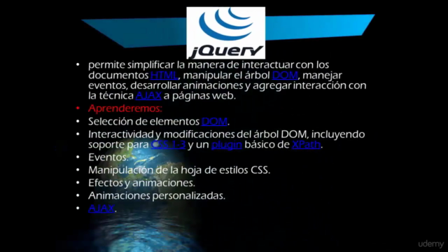 Aprende Jquery para implementar tus aplicaciones web – Screenshot 1