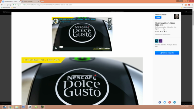 Curso profesional de Zbrush - Esculpido de un busto en 3D – Screenshot 1