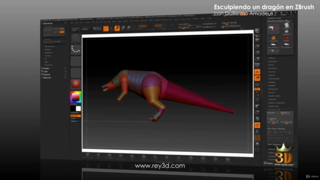 MEGA PACK 5 en 1 Esculpido orgánico de personajes 3D ZBrush – Screenshot 1