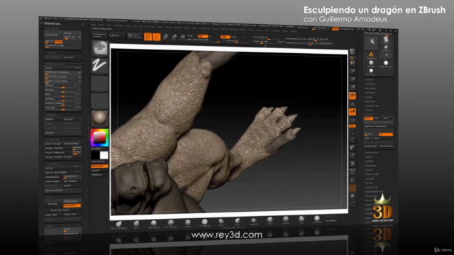 MEGA PACK 5 en 1 Esculpido orgánico de personajes 3D ZBrush – Screenshot 3