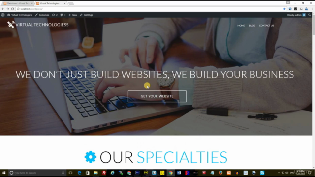 WordPress Web Design and Advanced Theme Development – Screenshot 4