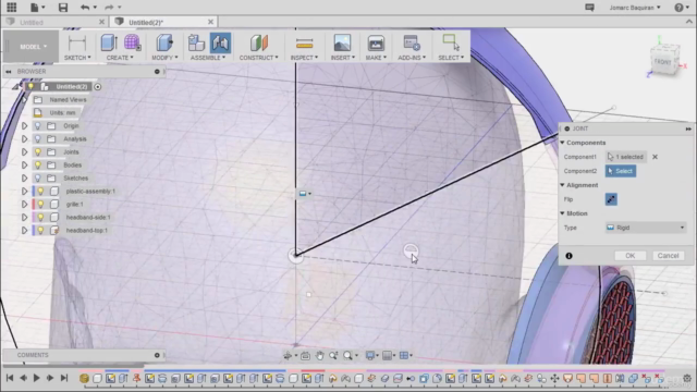 Fusion 360 Product Concepts: Headphone – Screenshot 3