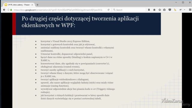 C# .NET od Podstaw do Tworzenia Aplikacji w WPF i XAML – Screenshot 3