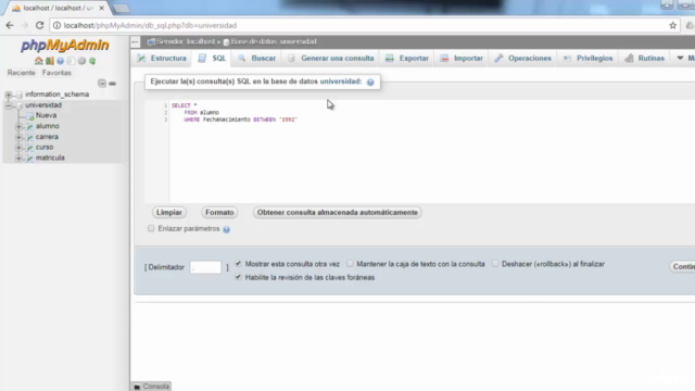 SQL para administración de Bases de Datos con MySQL – Screenshot 3