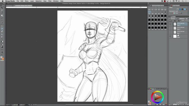 Digital Painting in Clip Studio Paint - Character Design – Screenshot 1