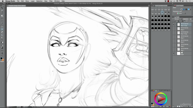 Digital Painting in Clip Studio Paint - Character Design – Screenshot 2