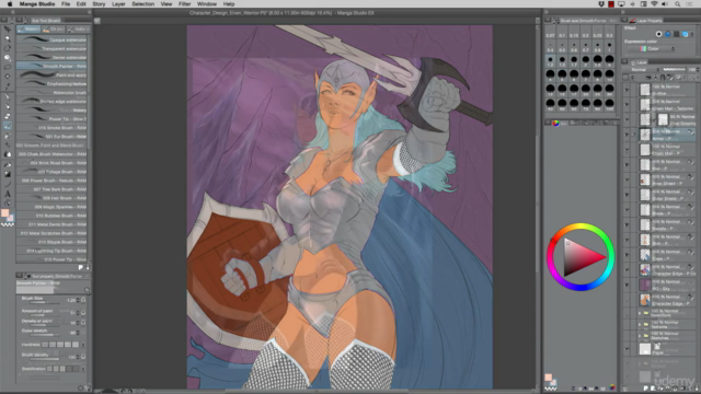 Digital Painting in Clip Studio Paint - Character Design – Screenshot 3