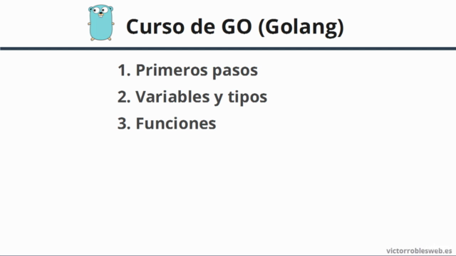 Curso de Go - Como programar y crear APIs RESTful con Golang – Screenshot 2