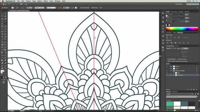 Learn Adobe Illustrator: Semi-Automatic Mandalas Drawing – Screenshot 3