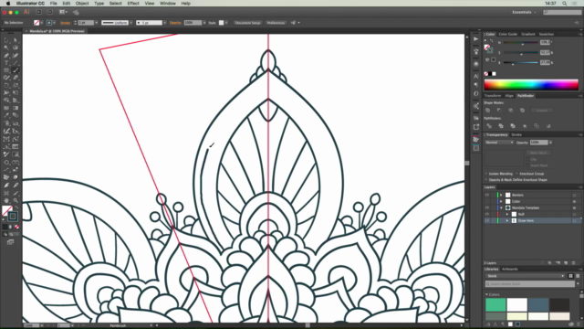 Learn Adobe Illustrator: Semi-Automatic Mandalas Drawing – Screenshot 4