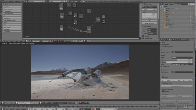 Blender for VFX - Learn to add realistic CGI into footage – Screenshot 4