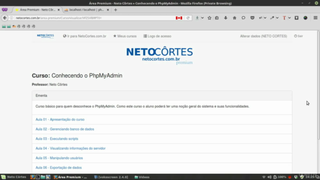 Conhecendo o PhpMyAdmin - Iniciante – Screenshot 1