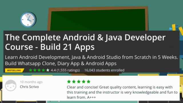 Kotlin Android Development Masterclass – Screenshot 1