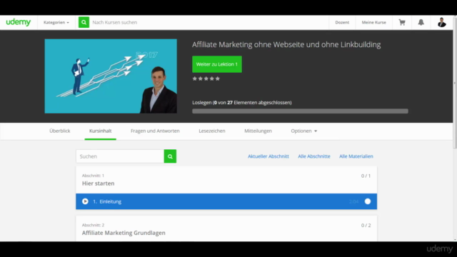 Affiliate Marketing 2022 ohne Webseite und ohne Linkbuilding – Screenshot 1