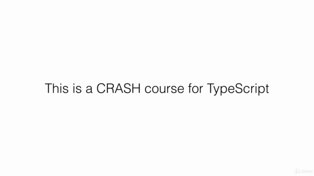 TypeScript Fast Crash Course – Screenshot 1