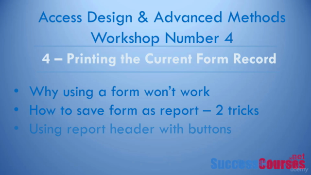 Workshop 4: Access VBA, Design and Advanced Methods – Screenshot 4