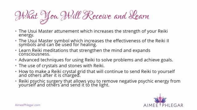 Advanced Reiki Training (ART) and Master/Teacher Training – Screenshot 3