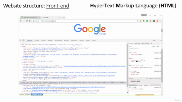 Introduction to web development – Screenshot 2