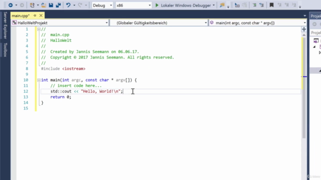 C++ Bootcamp: Vom Anfänger zum C++ - Entwickler! – Screenshot 1