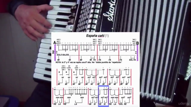 Aprende Acordeón de oído y con técnica. Nivel Avanzado – Screenshot 3