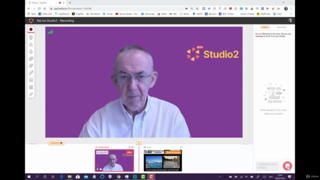 Be Live in Five on BeLive tv broadcasting to Facebook – Screenshot 1