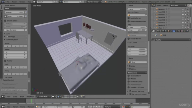 Blender Quickstart - Create a Low poly scene for Beginners – Screenshot 3