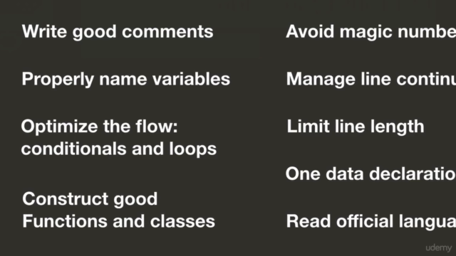 Code organization and readability for the self-taught coder – Screenshot 3