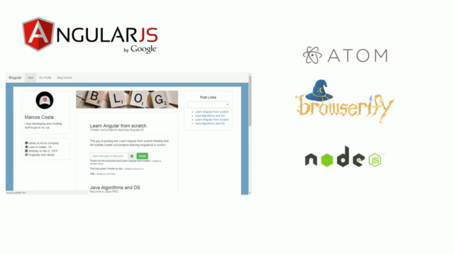 AngularJs with Bootstrap in Action – Screenshot 2