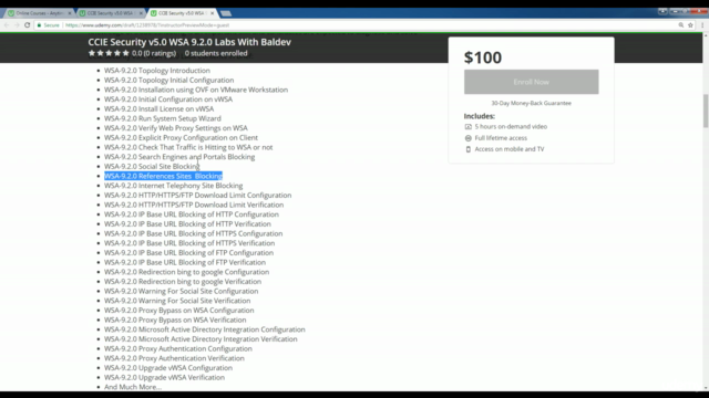 CCIE Security - WSA 9.2.0 Deep Dive: Labs – Screenshot 3