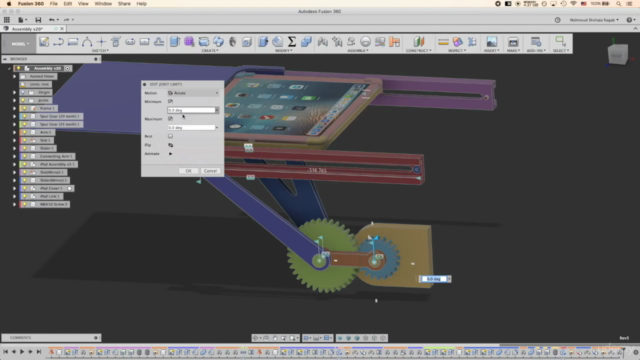 Fusion 360: Create a slide and pop mechanism – Screenshot 3