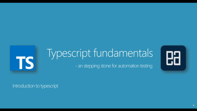 Typescript Fundamentals – Screenshot 1