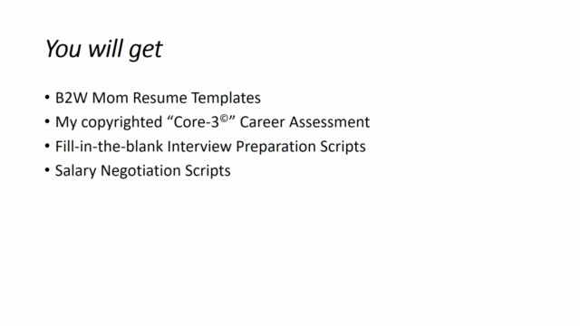 Back to Work (B2W) Mom Career Strategy – Screenshot 4