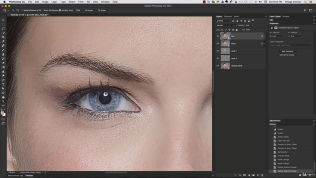 Photoshop - Tratamento de pele natural profissional – Screenshot 2