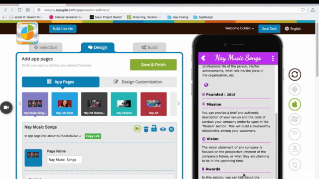 إنشاء تطبيقات موبايل إحترافية لأجهزة الآيفون وكذلك الأندرويد – Screenshot 4