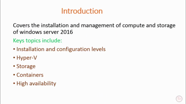 Windows Server 2016 --  Certification 70-740 Training - Screenshot_02