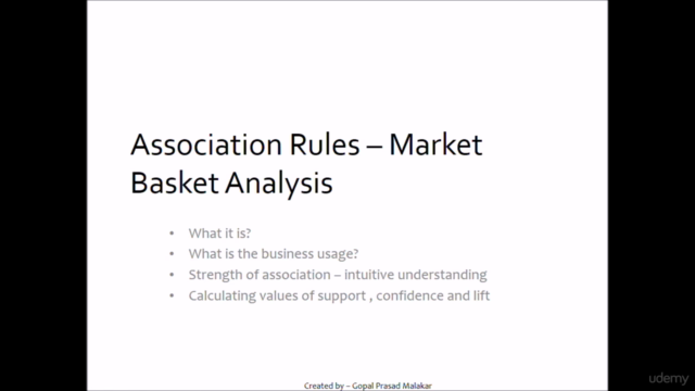 Market Basket Analysis & Linear Discriminant Analysis with R – Screenshot 1