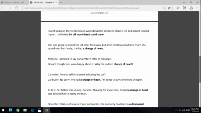 English Idioms Launch: Upgrade your speaking and listening – Screenshot 3