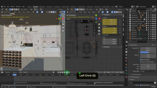 The Complete Blender & Cycles Course for Interior Design – Screenshot 2