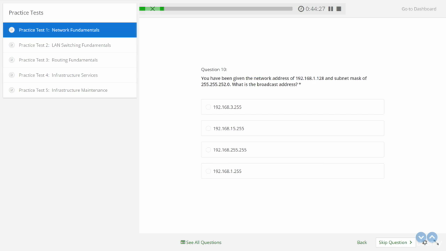 CCENT 100-105 ICND1 Practice Exams - Pass your Cisco exam – Screenshot 4
