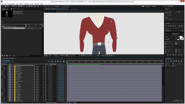 Rigging a Character in After Effects for Animation – Screenshot 1