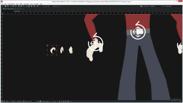 Rigging a Character in After Effects for Animation – Screenshot 2