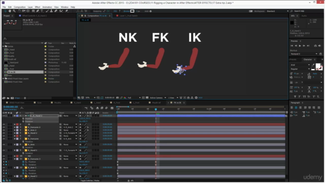 Rigging a Character in After Effects for Animation – Screenshot 3