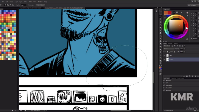 Learn Comic Book Color Flatting! (Coloring Assistant role) – Screenshot 3