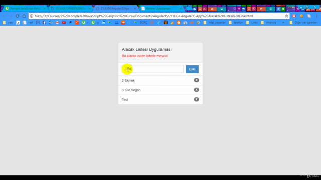 Komple JavaScript Geliştirici Kursu – Screenshot 3