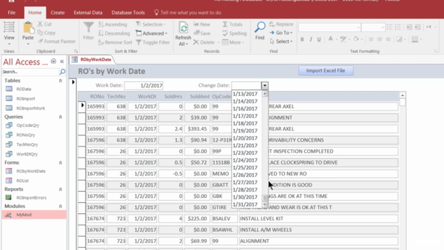 Microsoft Access VBA: Automating Import of Excel Files – Screenshot 3