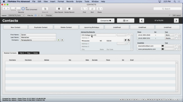 Constructing a Complete FileMaker 16 CRM - Part 2 - Screenshot_03