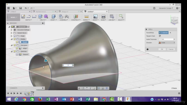 Introdução ao Design 3D com Fusion 360 – Screenshot 4
