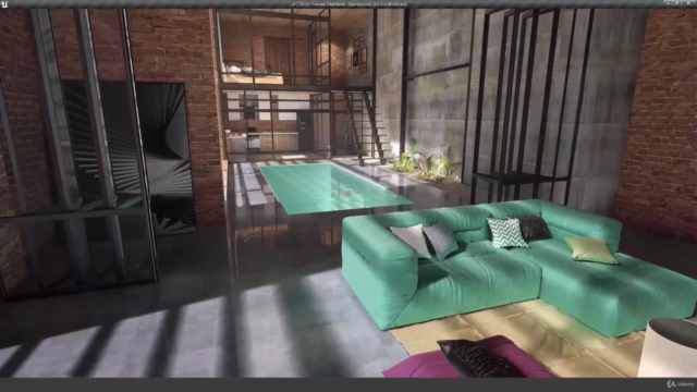 Unreal Engine 4 VR Interior Tour with 3DsMax VRay Photoshop - Screenshot_01