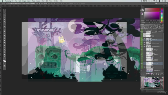2D Background Design For Games - Vector Techniques – Screenshot 1